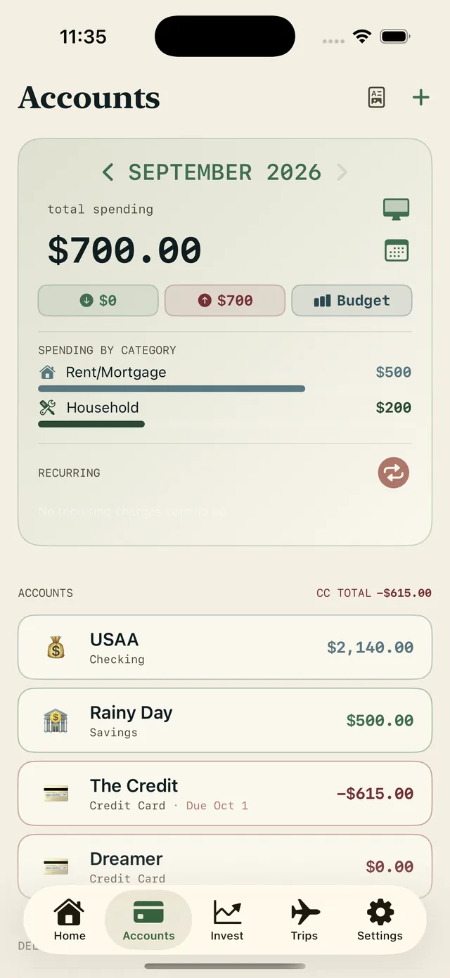 Sus Spend screenshot
